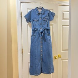 Wrangler Short Sleeve Denim Dress NWT